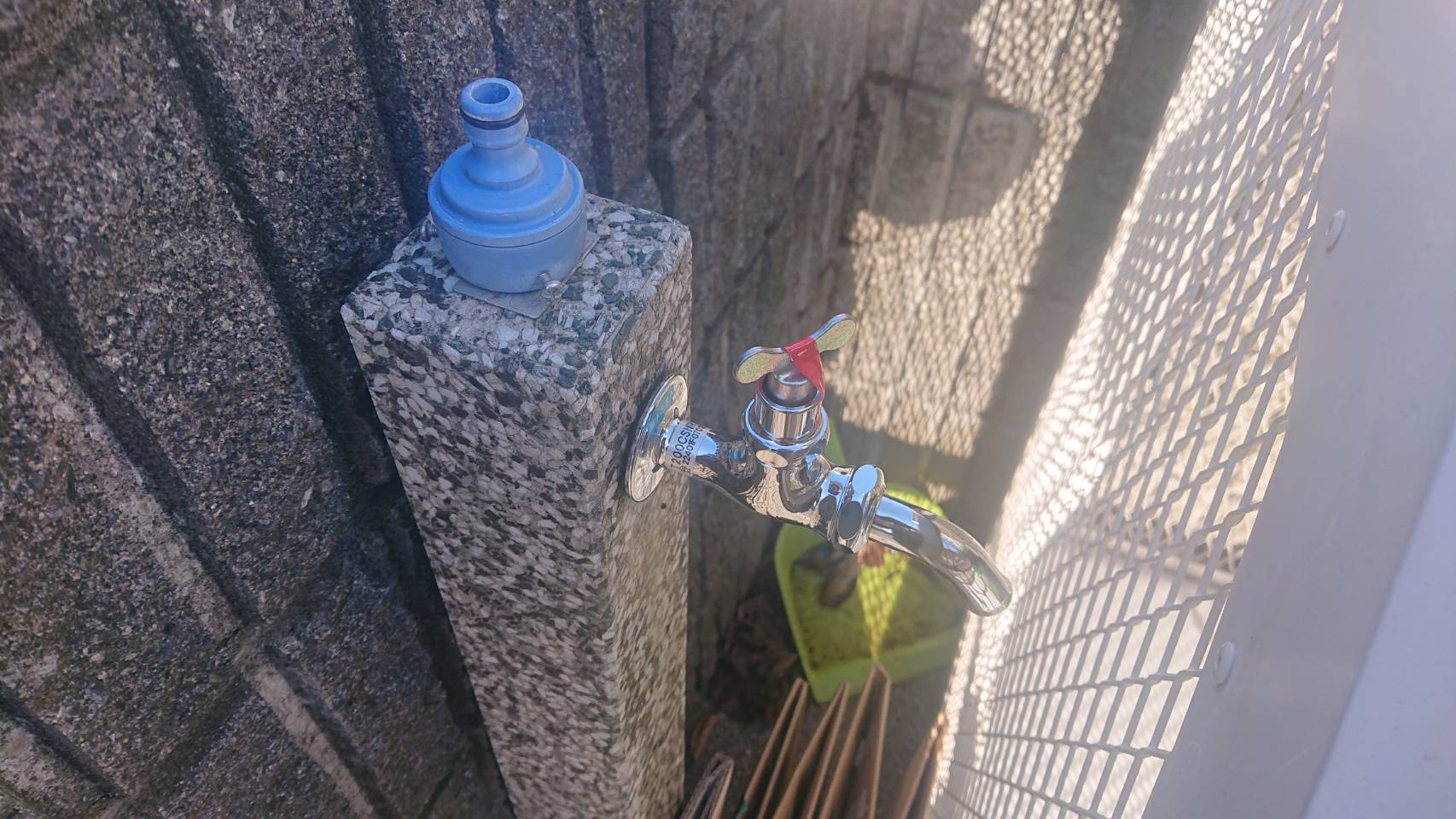 千葉市花見川区 散水栓交換　水栓柱　立水栓　単水栓4